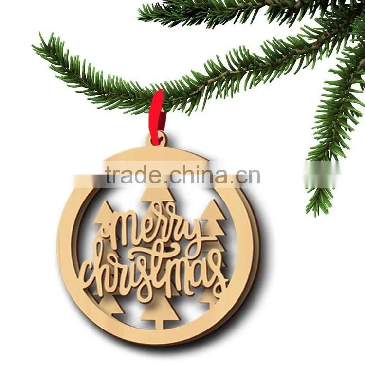 3pcs/set Colorful Round Christmas Decorating Christmas Tree Hanging Stocking