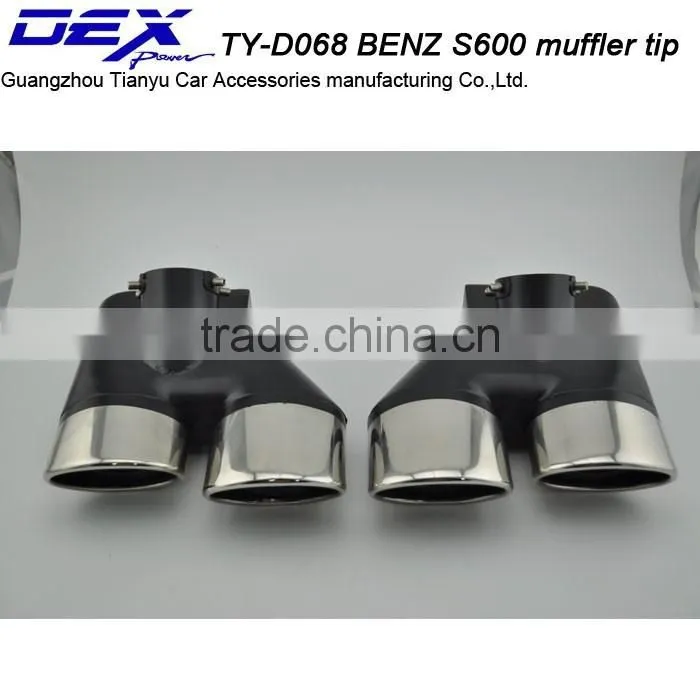 Car accessories tuning factory price B=ENZ S600 exhaust tip