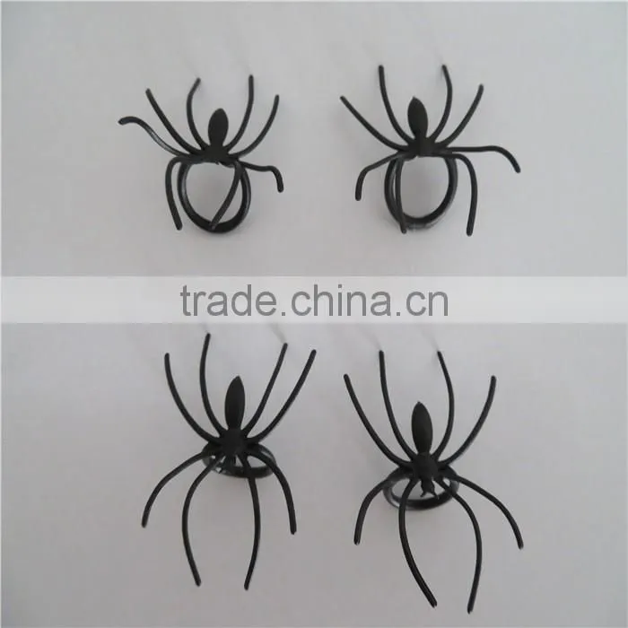 Promotional Black Spider Insect PS Ring-Low price