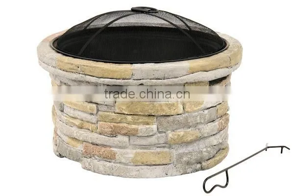 21 inch hot sale MGO(magnesium) Round outdoor fire pit