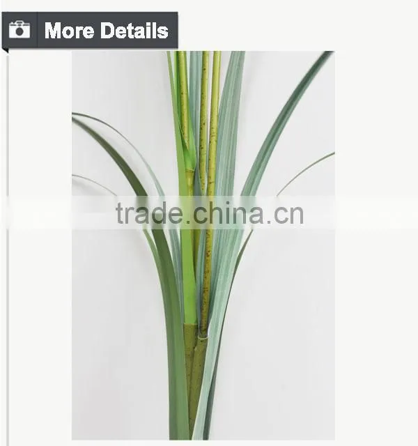 New design single branch artificial grass stem onion grass bush for display