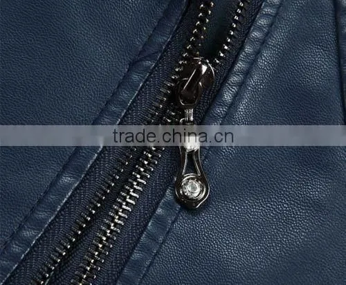 women leather jacket 2014 women's clothing biker motorcycle jackets leather coat