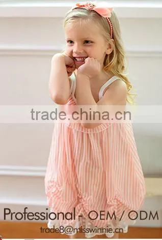 new summer girls custom chiffon no sleeve dress sundress