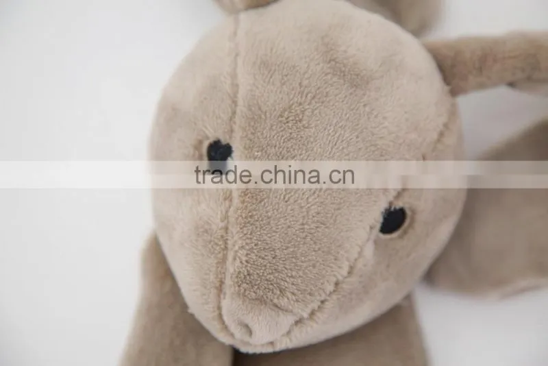 Best Sell Baby Product Soft Coral Fleece Push Rabbit Toy Thick Baby Thin Blanket