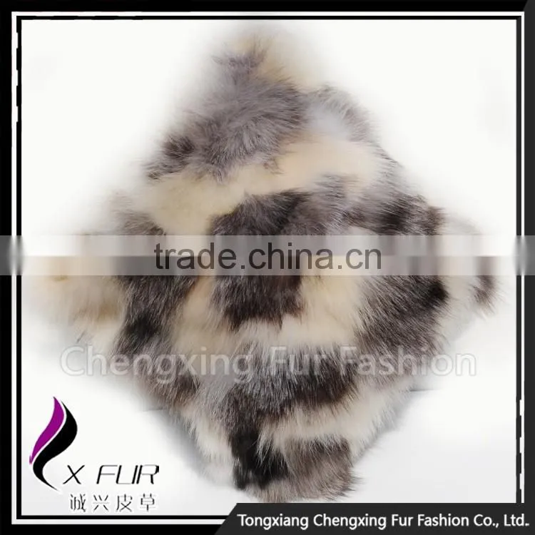 CX-D-33G Fashion Real Fox Fur Sofa Cushion