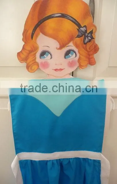 Cotton fabric simple design safety baby apron