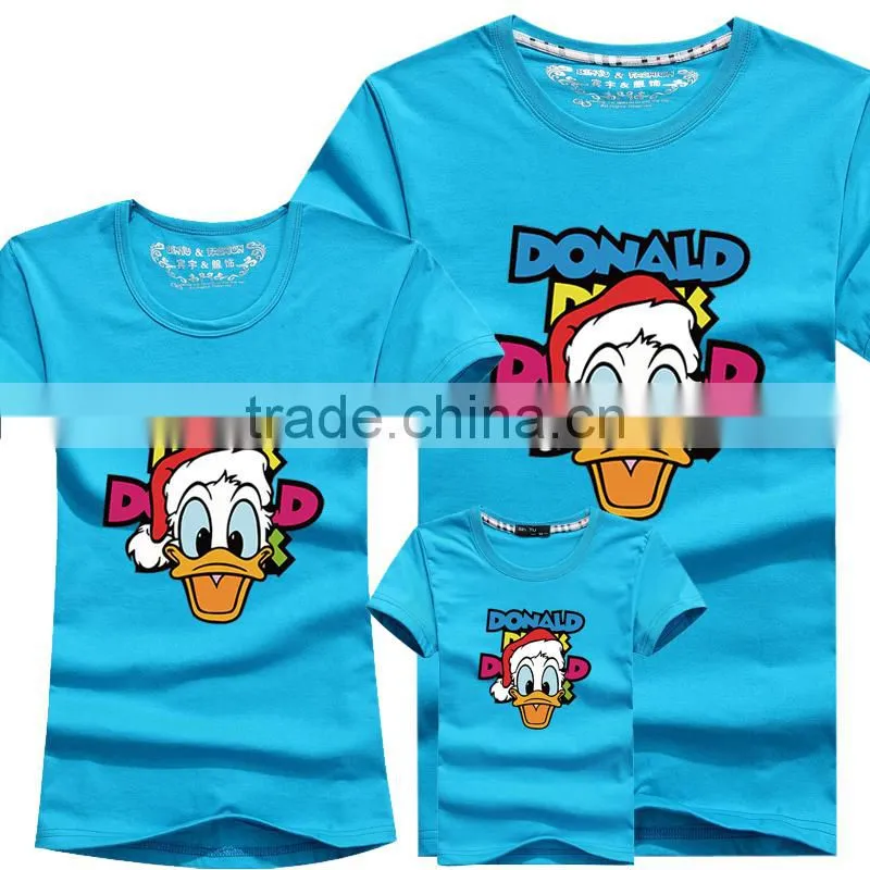 Custom 100% Cotton Family T Shirt Parentage Clothes Wholesale