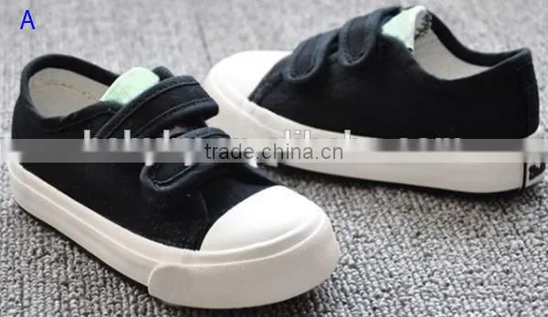 wholesale kid white canvas shoes