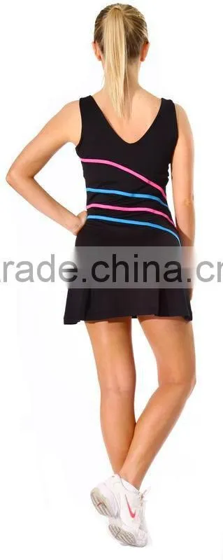 Last Design Womens Dress Manufacturers China Tennis Apparel Short Tennis Dress