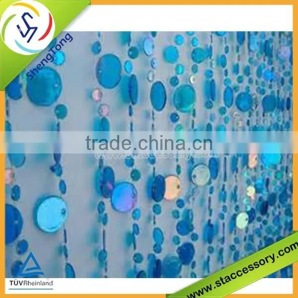2015 popular wholesale plastic pearl bead curtain