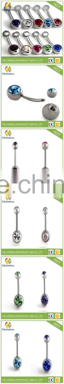 Brand new micro insert navel ring with high quality