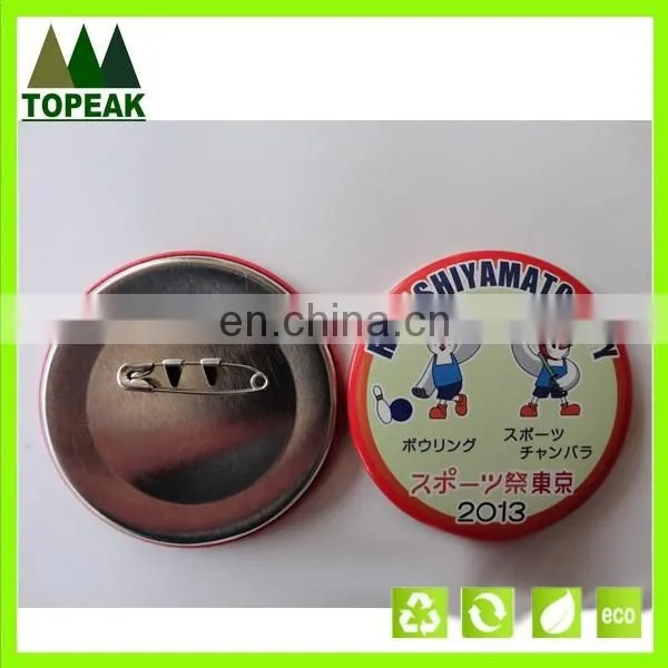 Popular promotional gifts Color Printing button badge/custom badges