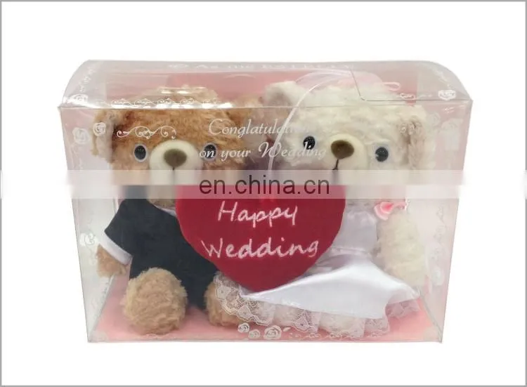 Red Heart Teddy Bear Souvenirs Wholesale Wedding Thank You Gifts For Guests