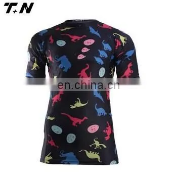 Customized full body sublimation printing rash guard