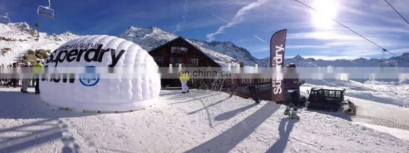 oxfod cloth inflatable air igloo service equipment inflatable igloo dome for sale