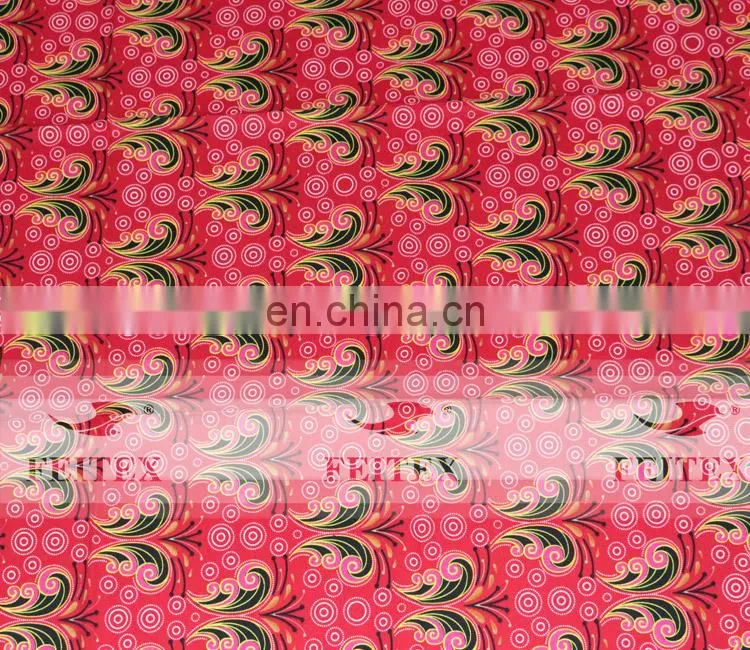 Hot selling Hollandais Wax african real wax in woven fabric factory price FEITEX