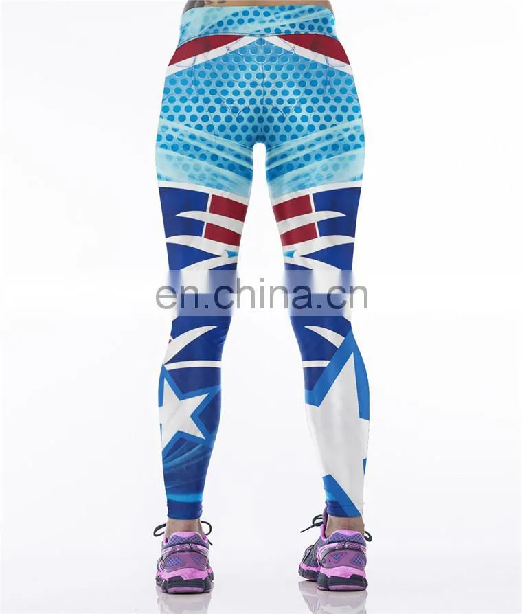 wholesale print high waist custom womens yoga pants