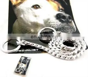 choke chain (cuprum chrome plating )/dog leash