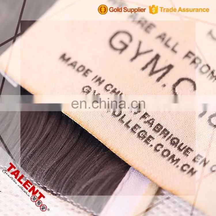private custom cotton yarn garment woven label