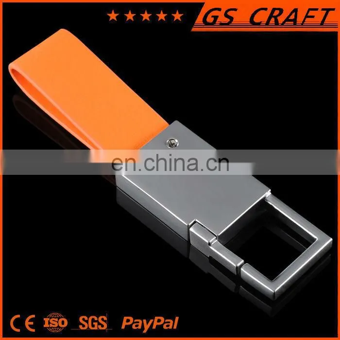 Cheap factory direct sale handmade leather keychain