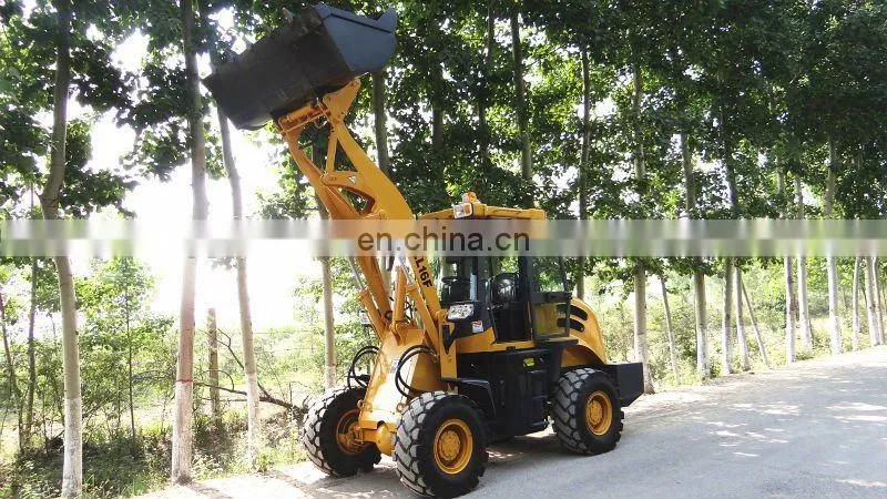 Loader 4WD CE 1.6Ton ZL16 with 4 in 1 bucket/snow blade shovel loader