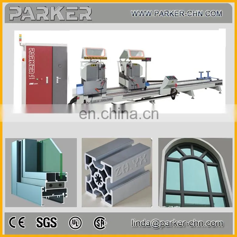 aluminum door and window frame cutting machine