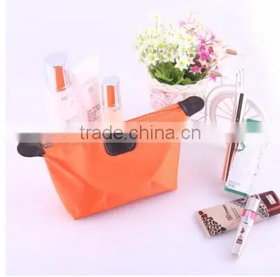 China factory low cost pouch dumpling shaped cosmetic bag