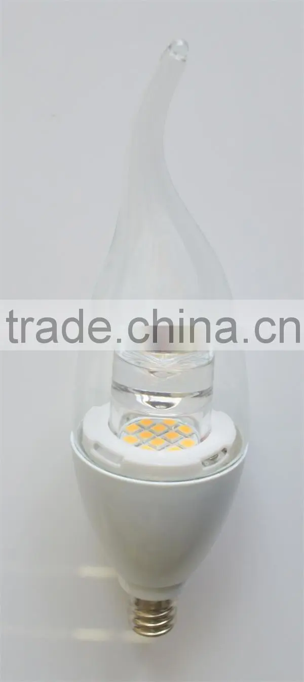 120V 4.5W 300LM Dimmable Candle UL approved
