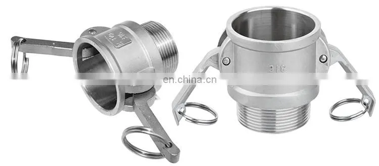 High pressure Fitting Stainless Steel/Aluminum Camlock Coupling