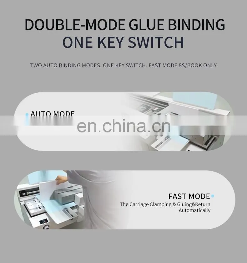 BM300L for 320 mm glue binding machine perfect binder hot glue book binder binding machine