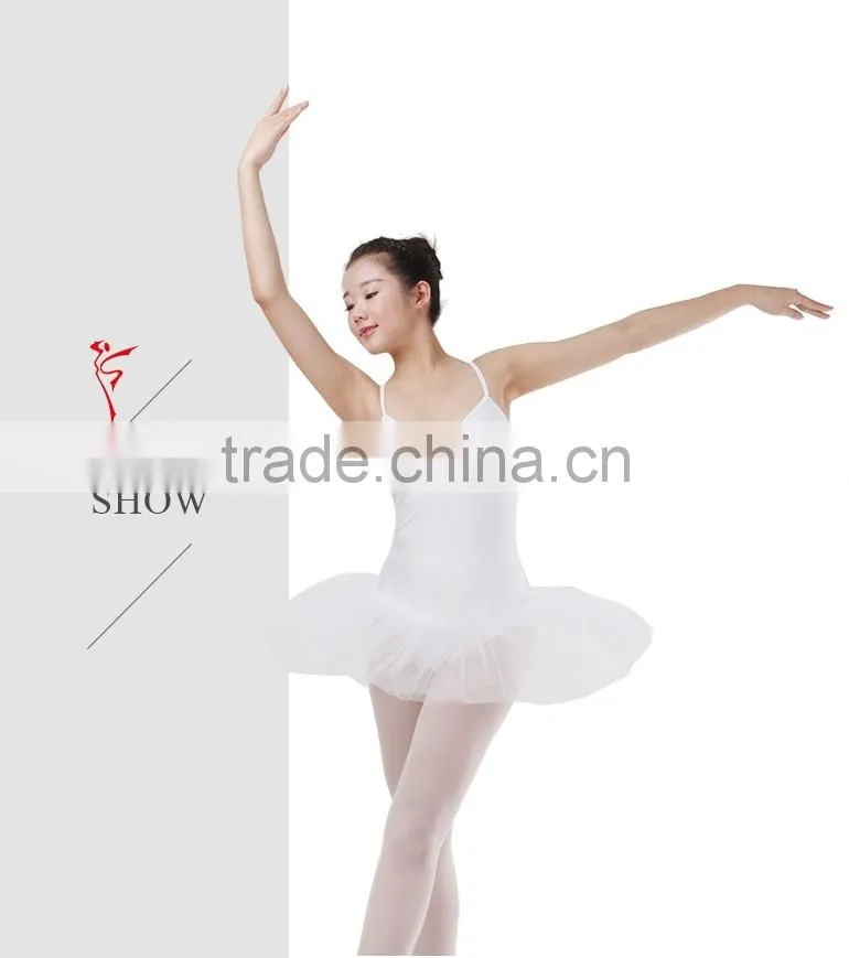 Beijing Plant Wholesale Fluffy 3 Layers Girls White Ballet Performance Tutus
