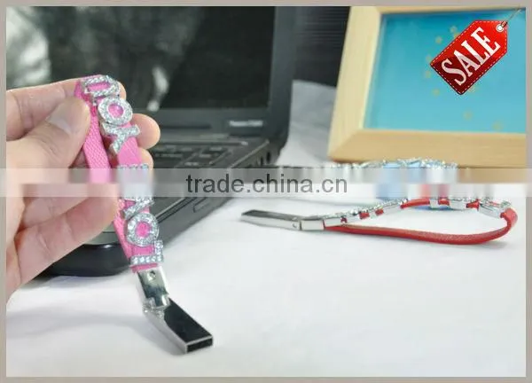 CZ Diamond Jewelry Bracelet Lanyard USB Flash Drive New Gadget Paypal