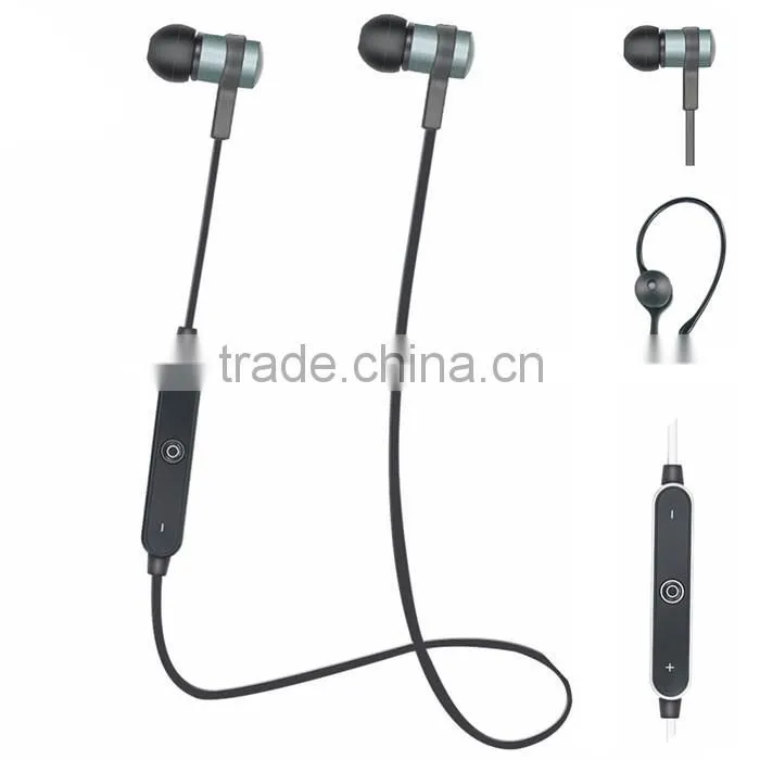 2016 Alibaba Hot Sell Portable Bluetooth Headphone Wireless Earphone Cheapest Sport Wireless Bluetooth Earphone