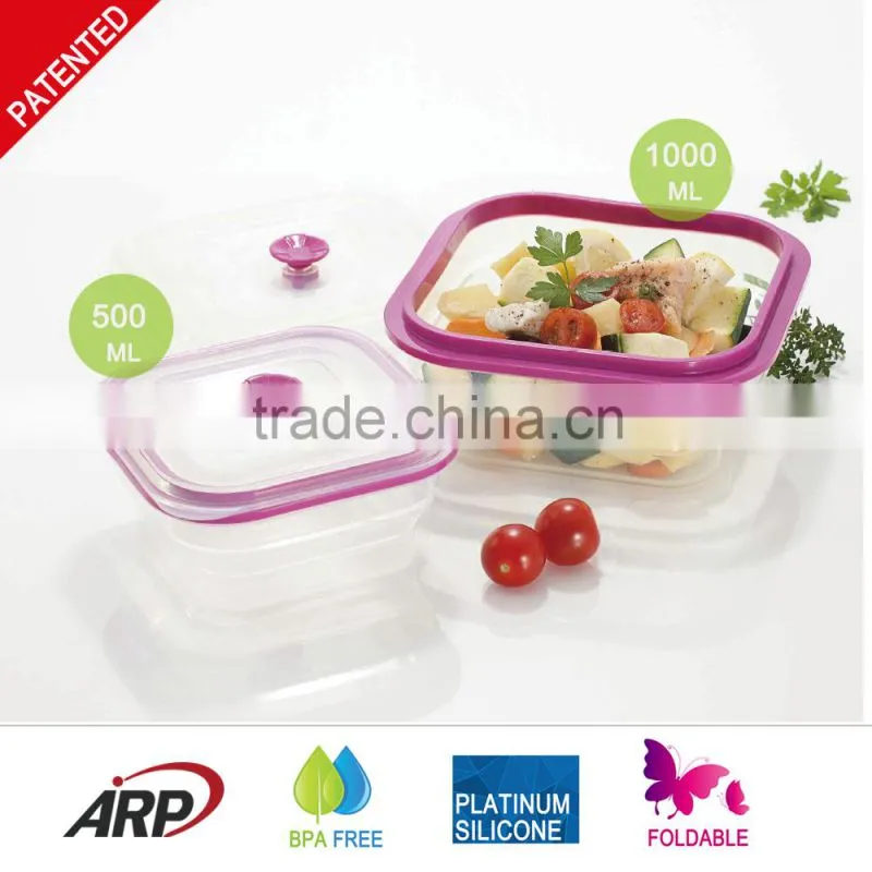 Heat resistant airtight leakage-proof food storage container