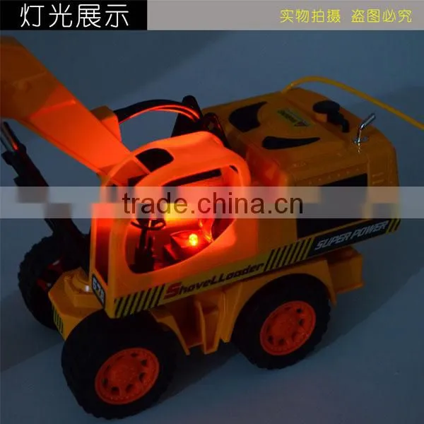 5 channel RC engineering car with light, RC car, juguetes