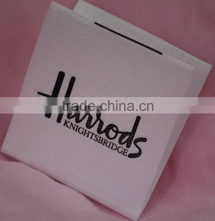 Made in china First Grade screen printed coat size label
