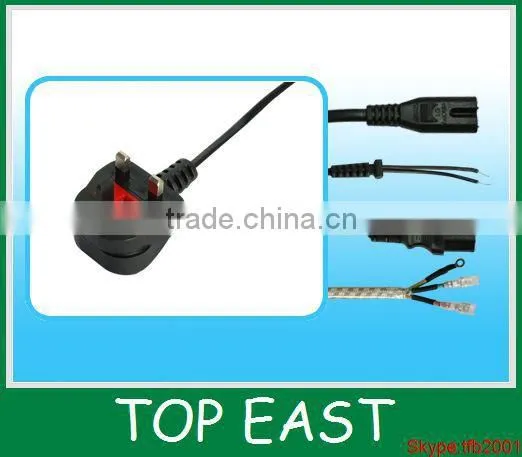 America ac power cord 2 flat pin plug 110v