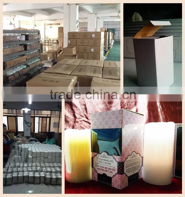 Craved Lantern Shaped Flameless Waterproof battery operated led floating candle