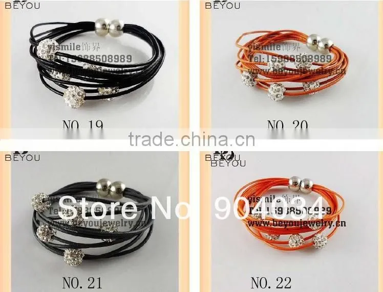 2013 New Fashion Five Rhinestone Beads Tibetan Bracelet