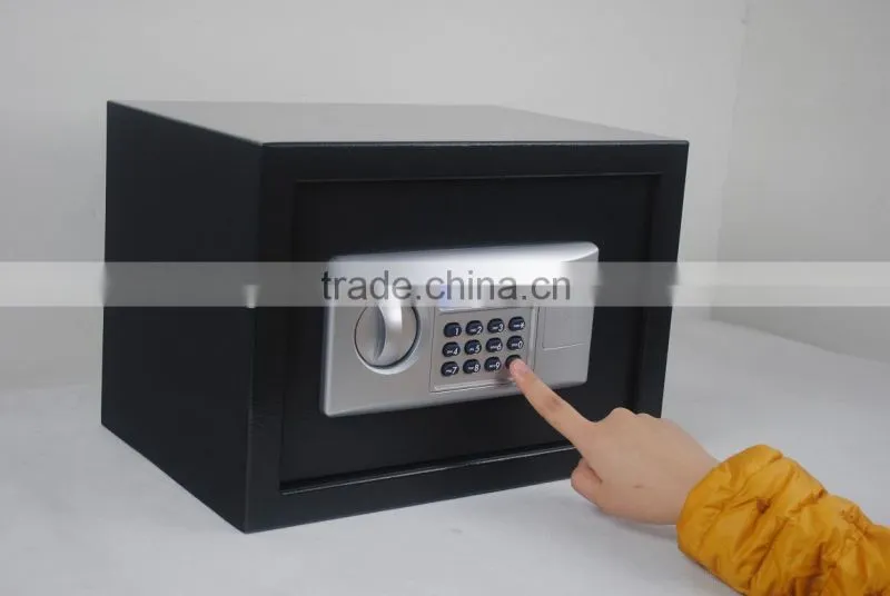 Electronic safe locker with LCD display for home use