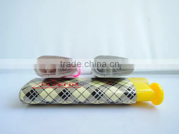 Fashion model cover beautiful picture electric style windproof flame cigar oil lighter