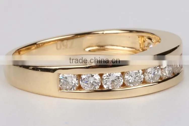 Polly Latest wedding ring designs, 18k gold new model wedding ring