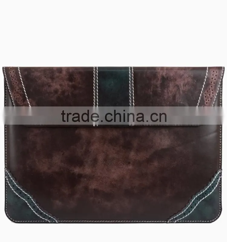 High Grade leather wallet case for ipad mini