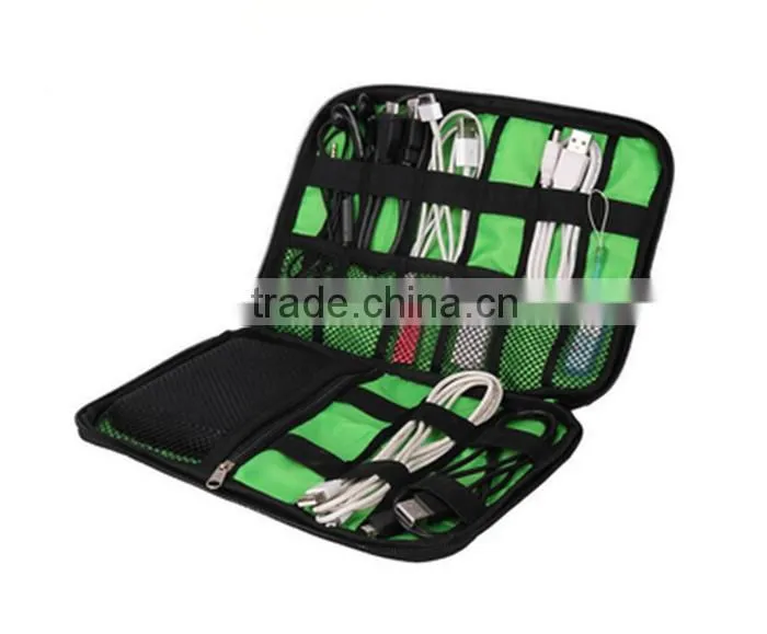 Data cable practical earphone wire storage bag power line organizer electric bag digital accessories bags