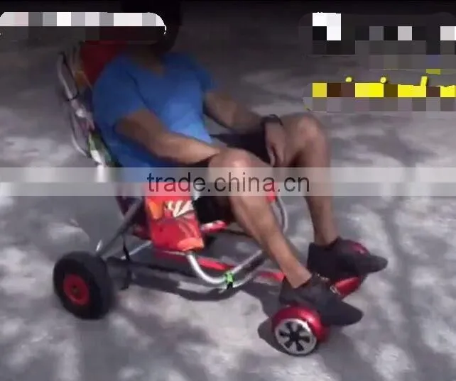 2016 new arrival hoverboard cart four wheel self-balancing electric scooter