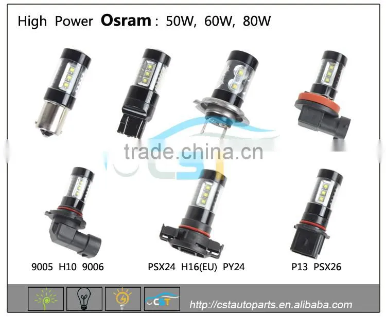 Newest CST High Power H1 12v 2W 200LM fog lamp