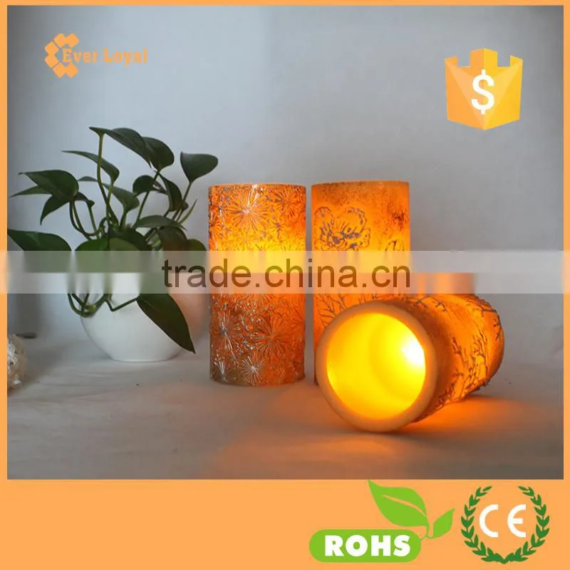 Flameless Led Candles led candles real wax Wind Proof Flameless Wax Candle