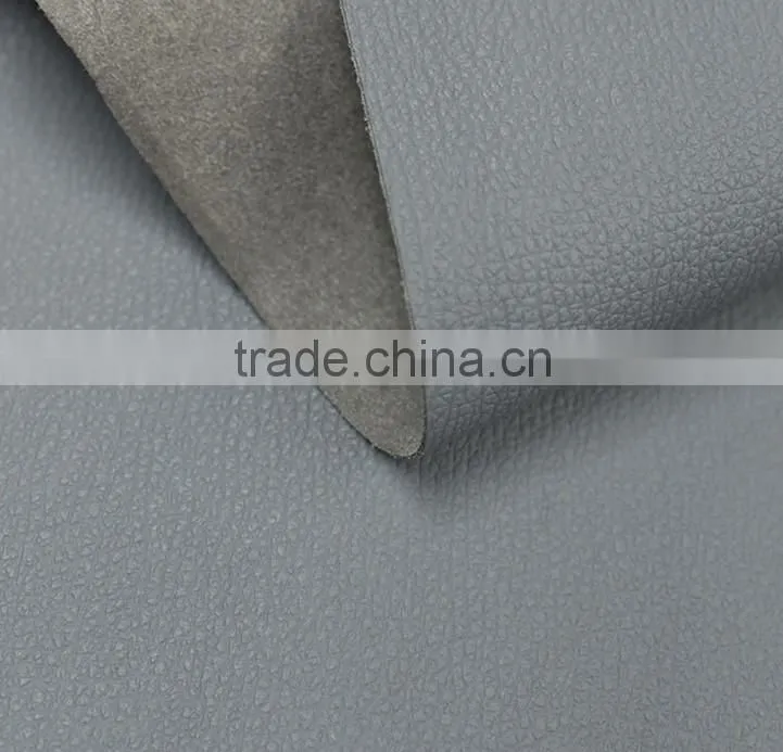 High quality with 2.0 mm thickness micro fiber pu leather for shoes