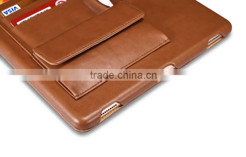 Original Icarer PU Leather Case For iPad Pro Business Design With Card Holder Leather Case For iPad Pro 12.9 MT-5351