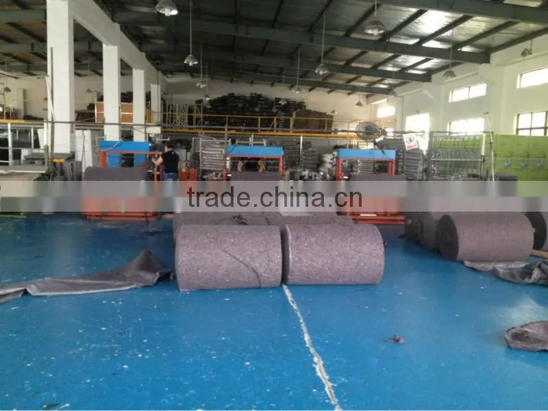 Grey nonwoven fabric paint mat/floor protection paint felt mattress